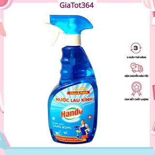 Nước lau kính hando hương hoa 600ml