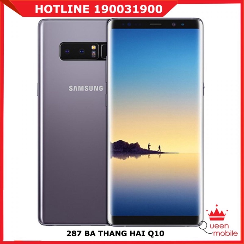 [Mã 1511ELSALE giảm 7% đơn 300K] [GÓP 0%] Điện thoại Samsung Note 8 màu tím khói đẹp 99% | BigBuy360 - bigbuy360.vn