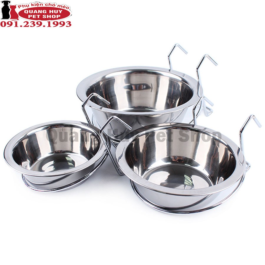 Bát inox treo chuồng | Shopee Việt Nam
