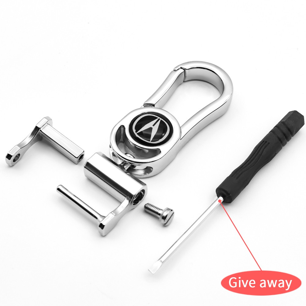 Móc Khóa Kim Loại Hình logo Xe Hơi Acura CDX RDX ILX TLX RLX RDX MDX NSX TL RL