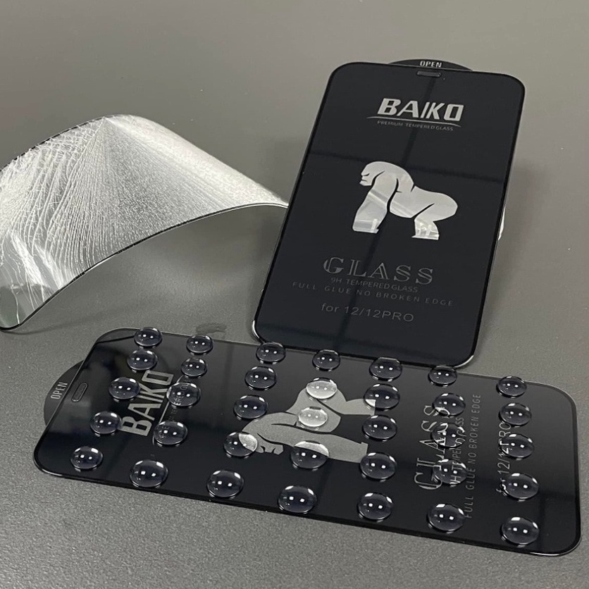 Cường lực Baiko iphone 14 ProMax 14Plus 14Pro 13 ProMax 12 ProMax 11 Pro Max 11Pro Xs max x 7Plus 8Plus Full màn hình