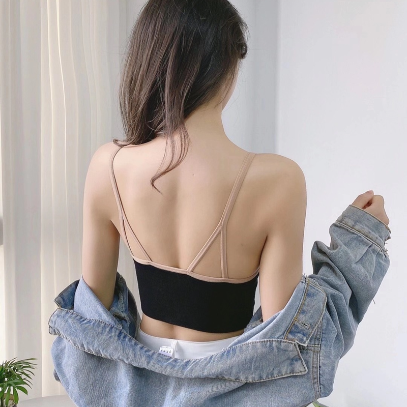 Áo Bra Levao Thiết Kế Phối Kẻ Sọc Thời Trang Trẻ Trung