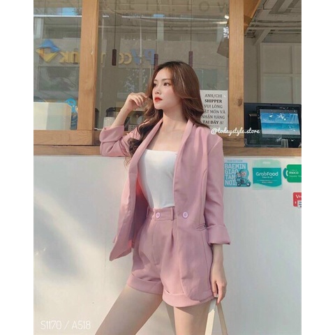 (Ưu Đãi FreeShip) Sét vest nữ 3 món,áo vest tay dài  kèm áo lot cotton mix quần gập lai có túi,chất đẹp hàng chuẩn shop