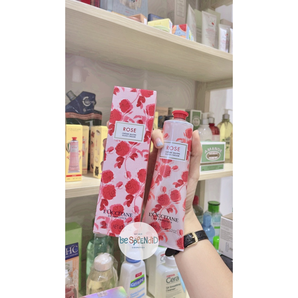 LOCCITANE Kem Dưỡng Tay Rose Hand Cream Limited Edition 150ml