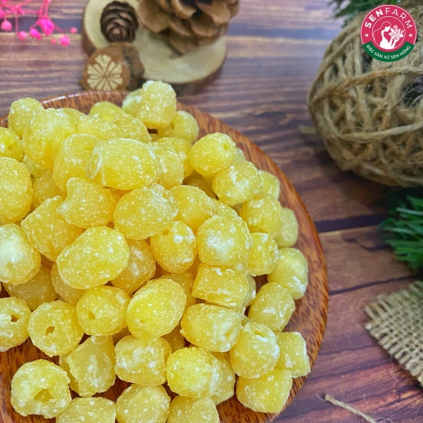 Mứt hạt sen thượng hạng ít đường senfarm bịch 500g