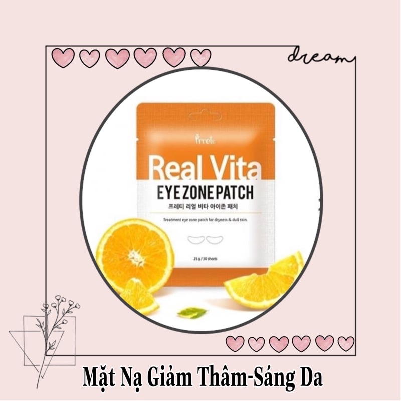 Mặt Nạ Mắt  Mask Pretti Real Vita Eyezone Patch