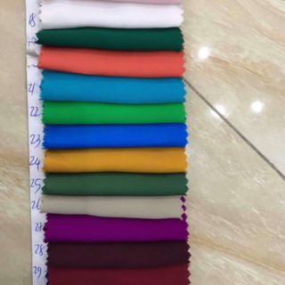Vải Lụa Ý full màu xịn xò