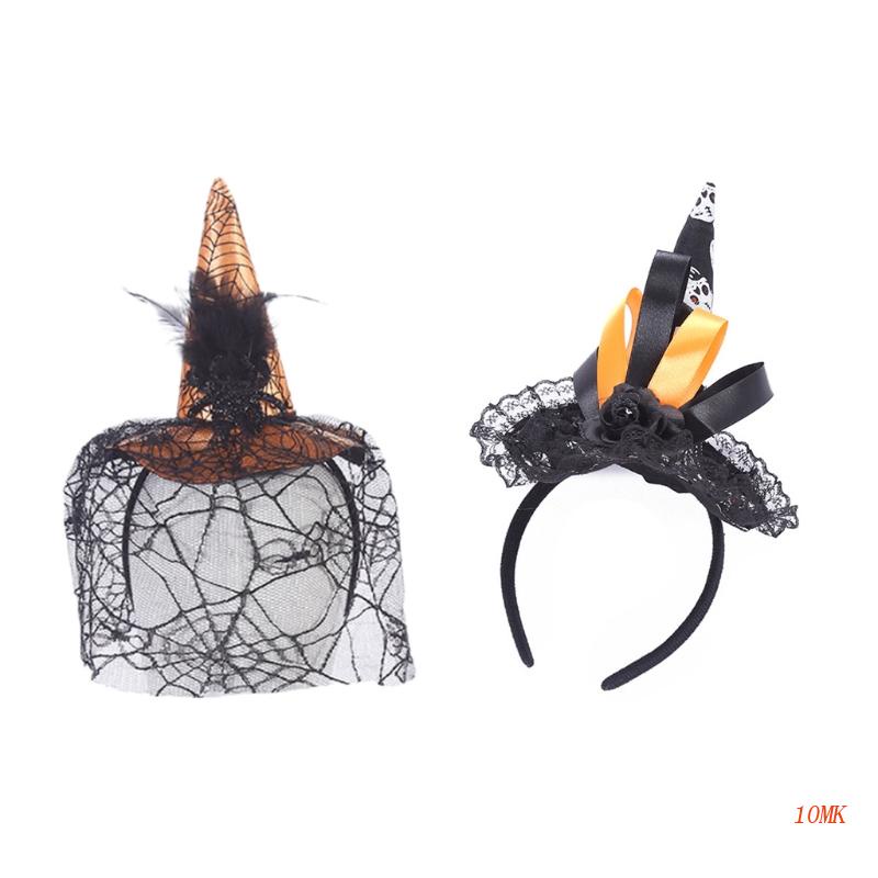 Băng Đô Mũ Phù Thủy Hóa Trang Halloween 10MK