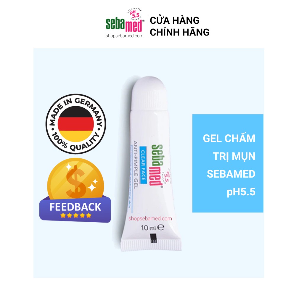 [Chính Hãng] Gel giúp giảm mụn Sebamed pH5.5 SEBAMED CLEAR FACE ANTI-PIMPLE GEL