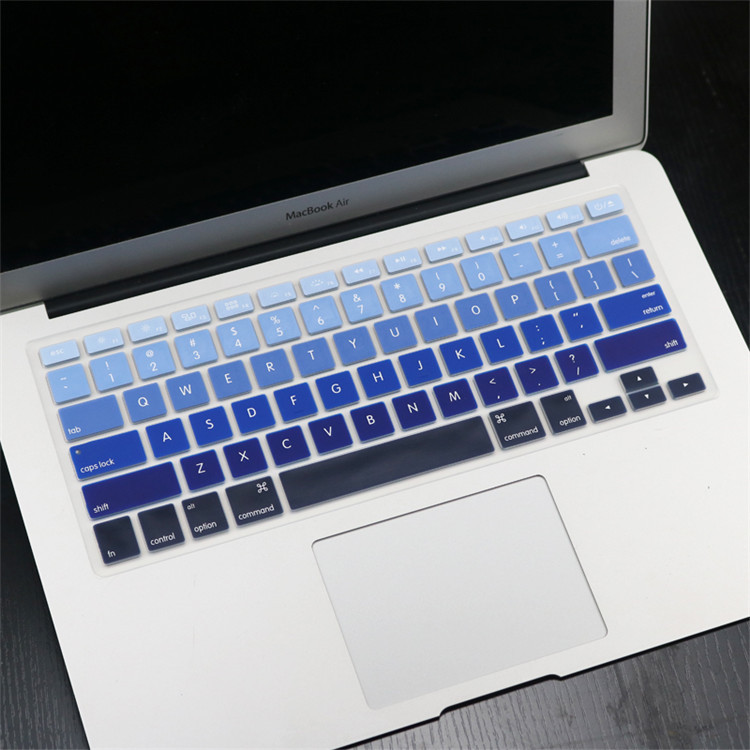Sticker dán dạng film silicon bảo vệ cho bàn phím máy tính Apple Macbook Pro Air A1466 A1466 A1502 13/15/17 inch