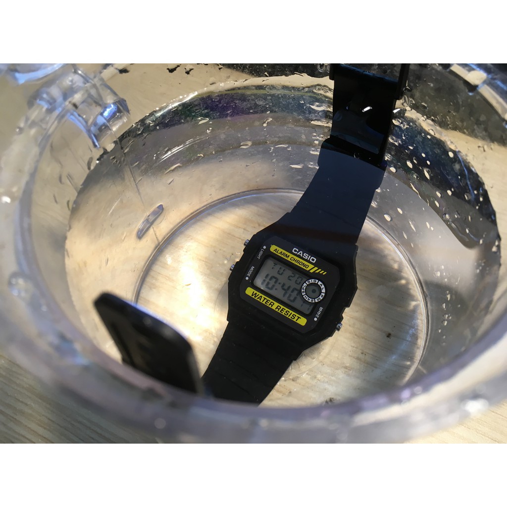 Đồng Hồ Casio Nam Dây Cao Su STANDARD F-94WA-9DG Chính Hãng