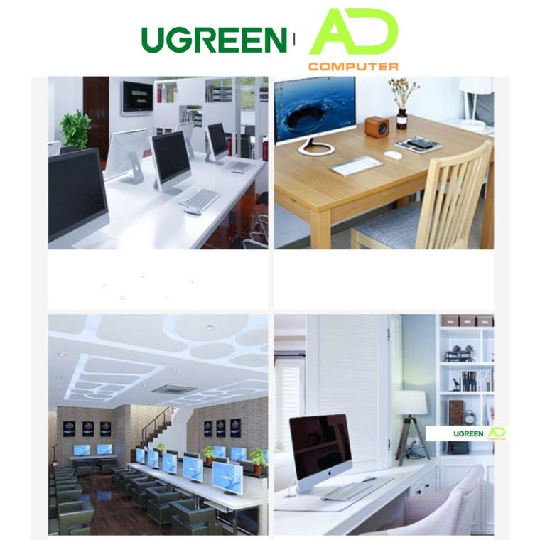 Dây mạng bấm sẵn 2 đầu Cat6 UTP Patch Cords UGREEN NW102 - Hàng phân phối chính hãng - Bảo hành 18 tháng