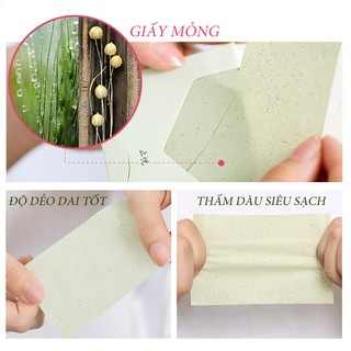Giấy Thấm Dầu Soonpure Nhỏ Gọn TIện Dụng 100 PCS