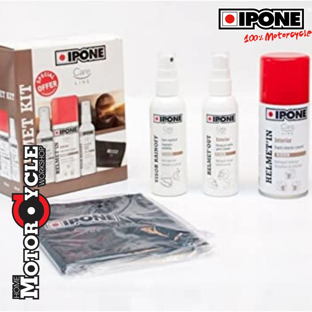 Bộ Vệ Sinh Nón Bảo Hiểm - ipone Helmet Kit - Home Motorcycle Workshop