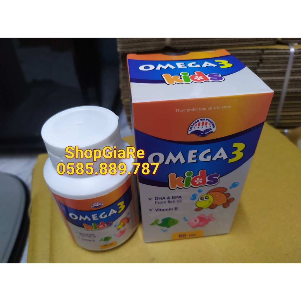 Omega 3 kids dành cho trẻ có thể lực giảm kém tập trung, giảm mỏi mắt, giảm trí nhớ