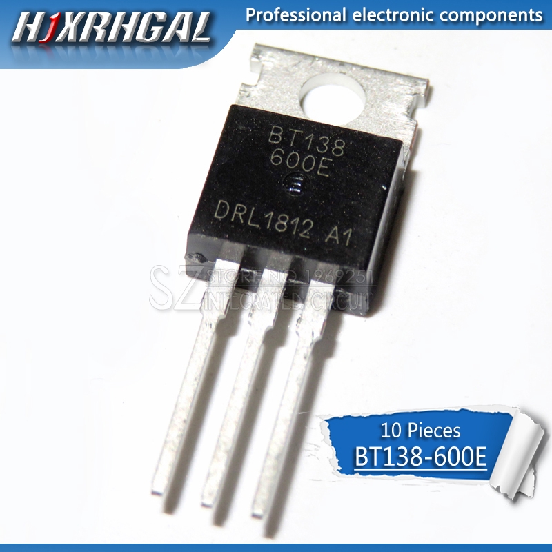 Bộ 10 Linh Kiện Điện Tử Bt138-600E To-220 Bt138-600 To220 Bt138