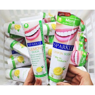 Kem đánh răng siêu trắng sparkle lemon soda 100g