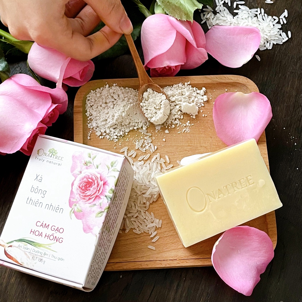 Xà Bông Thiên Nhiên OnaTree Chăm Sóc Da Mặt và Body Mềm Mịn Giảm Mụn