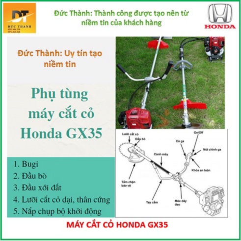 Siêu hot Máy cắt cỏ đeo vai HONDA GX35 Thái Lan.