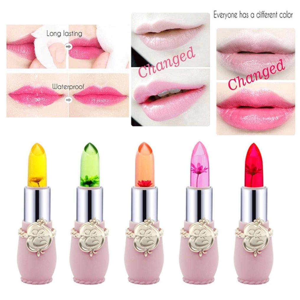 Son thạch dưỡng ẩm môi kháng nước phối hoa cúc khô trang điểm môi đổi màu theo nhiệt độ | BigBuy360 - bigbuy360.vn