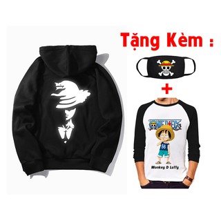 [SALE SỐC] Áo khoác Luffy phản quang - áo One piece được yêu thích, cực đẹp cực ngầu giá tận xưởng