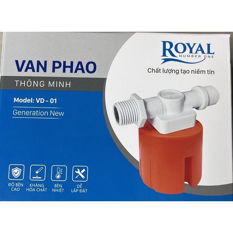 Van phao thông minh Royal(dễ lắp đặt)