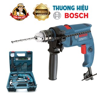 Máy khoan cầm tay Bosch chính hãng gsb 550,Máy khoan bê tông 13mm vali 19 chi tiết,Máy khoan điện cầm tay,khoan tường.