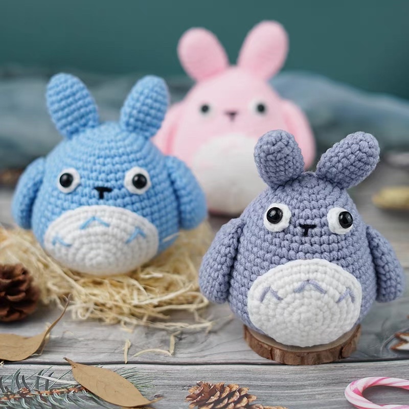 DIY Gói Nguyên Liệu Móc Len Gấu Totoro- Quà Tặng Handmade Tự Làm [Có hướng dẫn]