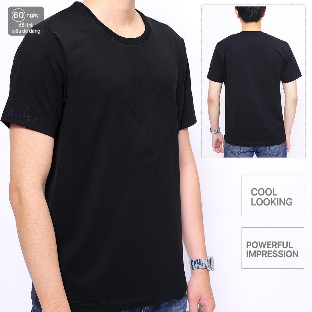 Áo Thun Nam Có Túi Dày Dặn Màu Trơn Đen Trắng Be, Thấm Hút, Mát Lạnh METROFIT CITY BASIC | BigBuy360 - bigbuy360.vn