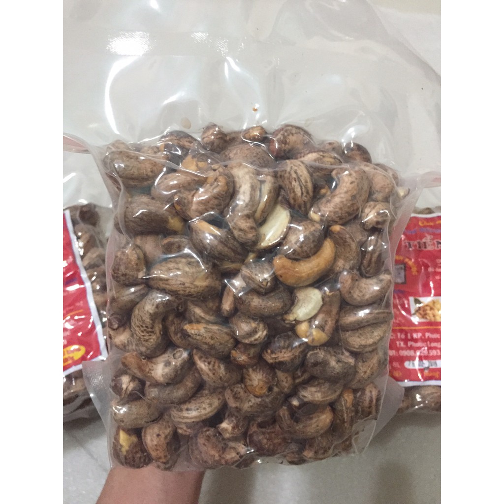 500G Hạt Điều Rang Muối - Bình Phước loại hạt A