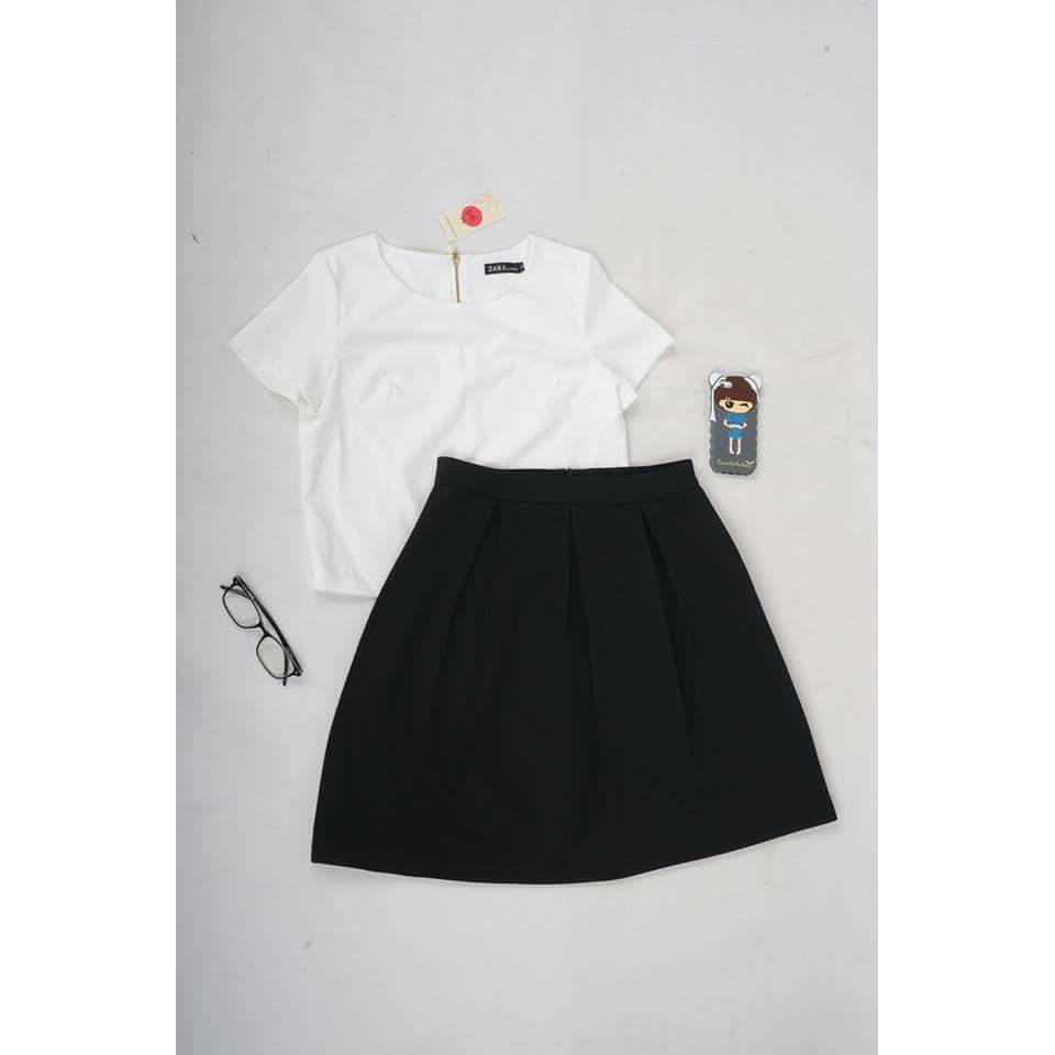 Chân váy xếp ly dáng lỡ (ảnh chụp thật 100%) | BigBuy360 - bigbuy360.vn