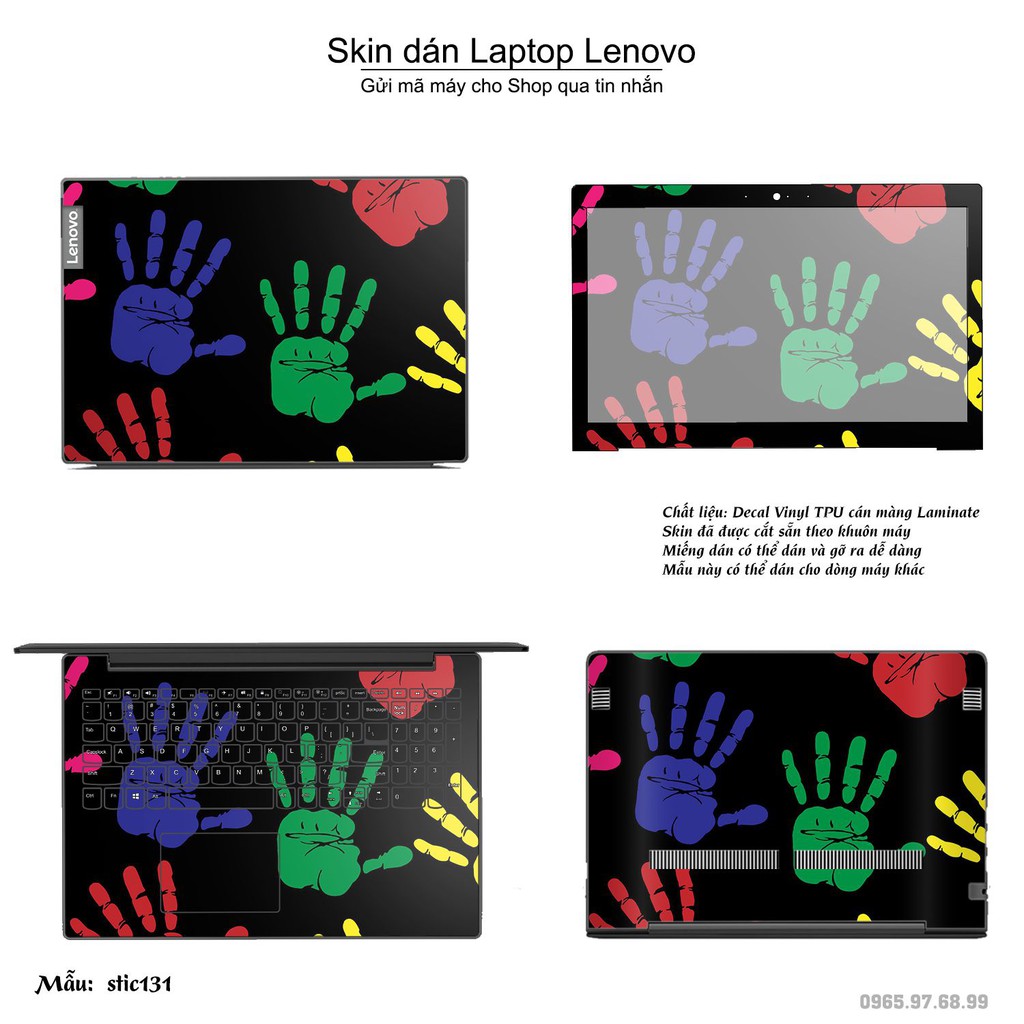 Skin dán Laptop Lenovo in hình Hoa văn sticker nhiều mẫu 22 (inbox mã máy cho Shop)