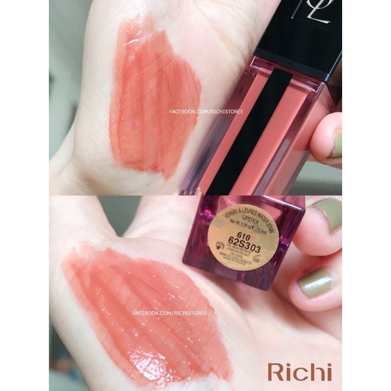 [Mã 2712FMCGSALE giảm 8% đơn 500K] Son YSL WATER STAIN (GLOW) 613 610 617 213 214 | BigBuy360 - bigbuy360.vn