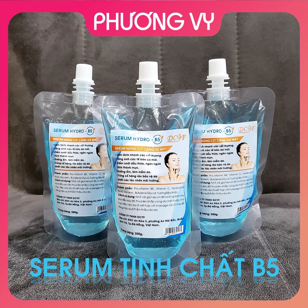 200g Serum B5 - serum nâng cơ, căng da mặt, nguyên liệu spa.