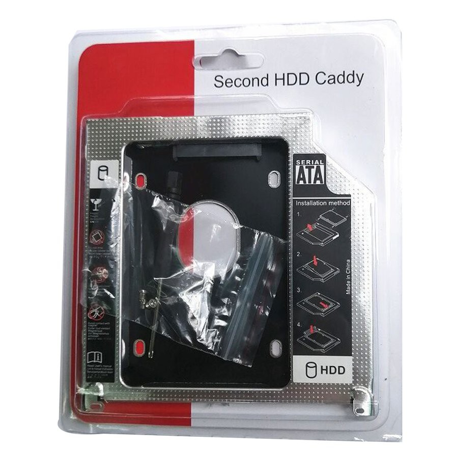 Caddy Bay HDD SSD SATA Cho MacBook Pro 13/15/17 Inch - Khay ổ cứng thay thế ổ DVD