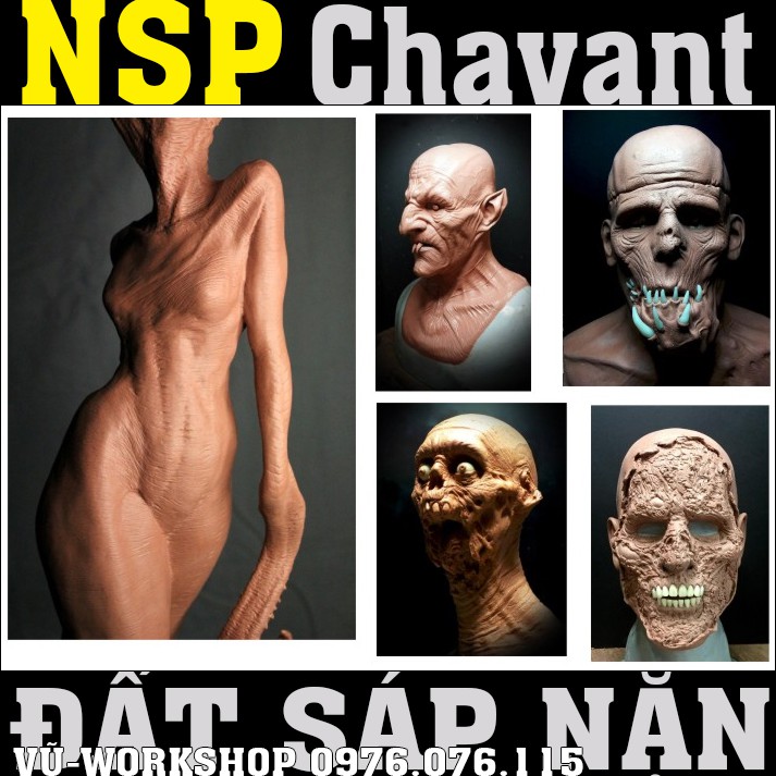 Đất sáp nặn NSP Chavant/ NSP Clay