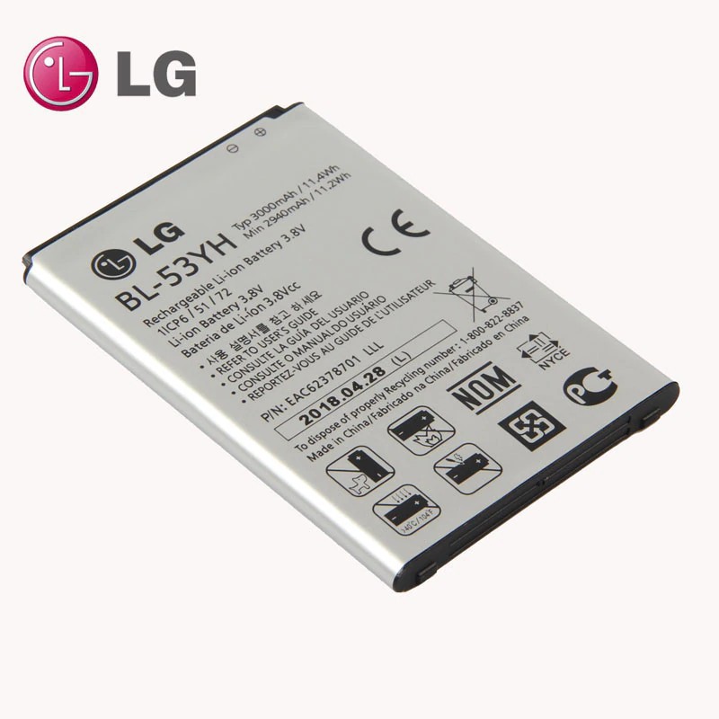 ✅ Chính Hãng ✅ [Có Bảo Hành ] Pin LG G3 (BL-53YH) 3000mAh Chính Hãng Giá Rẻ