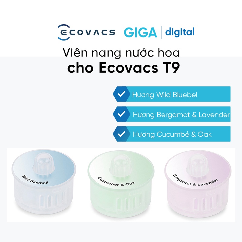 Viên nang nước hoa Robot Ecovacs dùng cho dòng T9