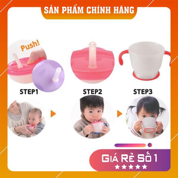 Cốc tập uống 3 giai đoạn Richell Nhật Bản