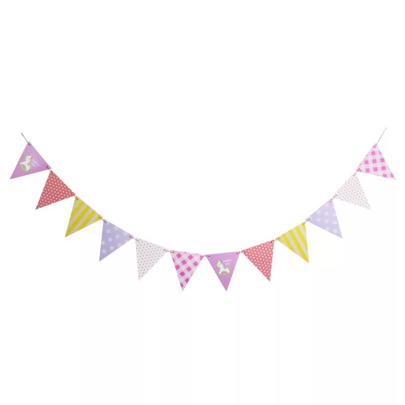 Set 12 Lá Cờ 2.5m NhiềU MàU TuyệT ĐẹP Trang Trí TiệC