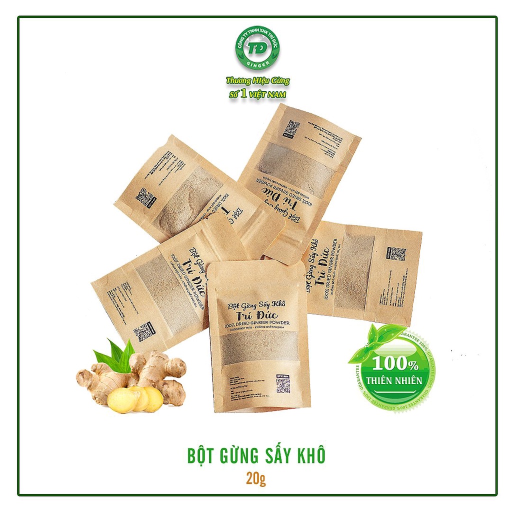 20gr Bột Gừng sấy Khô Trí Đức.