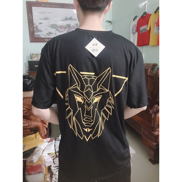 Áo thun tay lỡ Unisex ĐẦU SÓI ( kèm video ảnh thật) . | BigBuy360 - bigbuy360.vn