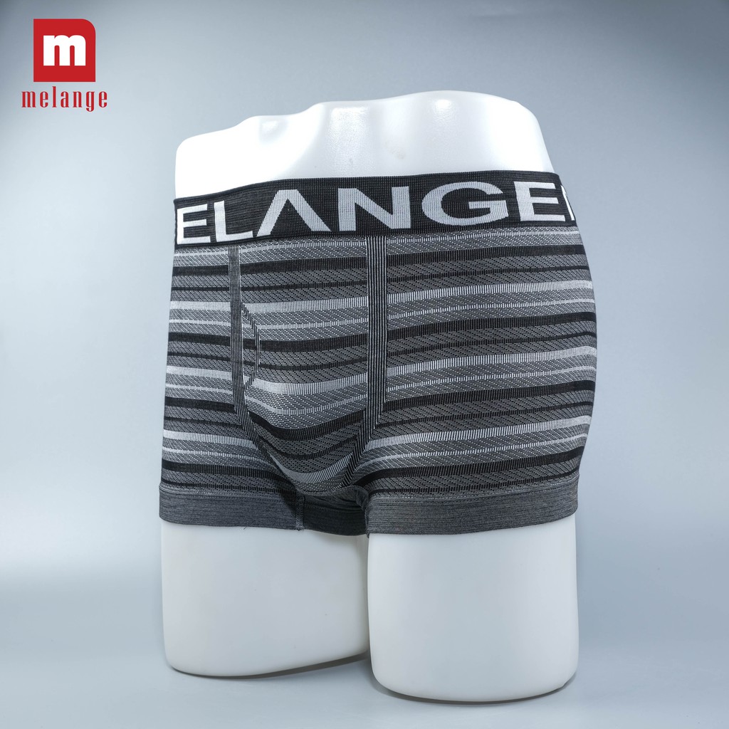 Combo 3 Quần Lót, Quần Sịp Boxer Nam Melange Chất Liệu Bamboo, Kháng Khuẩn - Khử Mùi, Thoáng Mát - MB.22.06