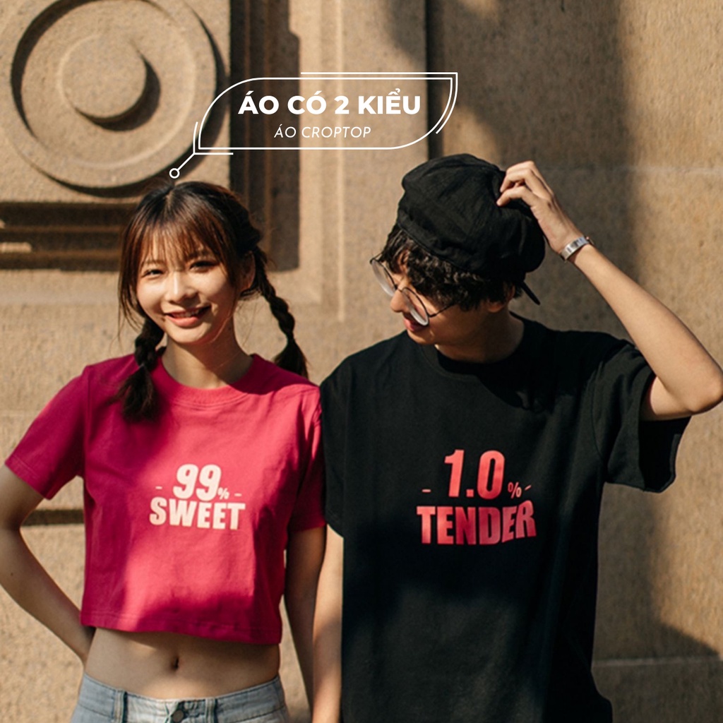 Áo Thun Mặc Đôi Nam Nữ 100% Cotton, Áo Lửng Croptop Mẫu Mới 2023 𝘽𝙮.𝘾𝙖𝙢𝙘𝙖𝙢
