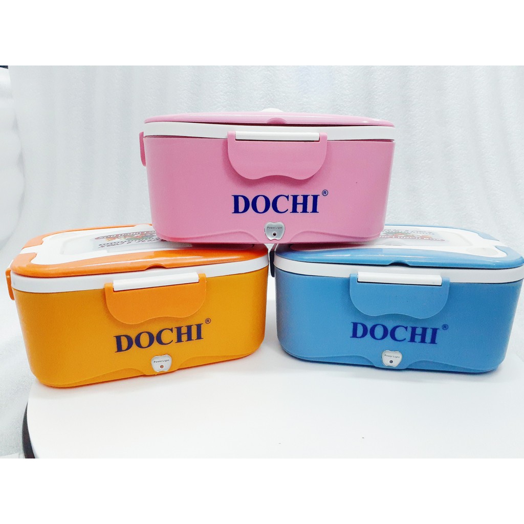 Hộp cơm điện, hâm nóng, giữ nhiệt Dochi - DC-888, ruột inox an toàn sức khỏe