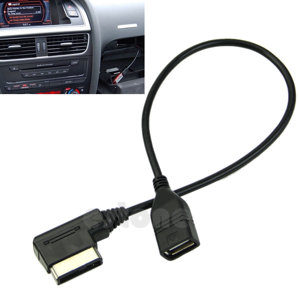 Dây Cáp Chuyển Đổi Giao Diện Âm Nhạc AMI MMI AUX Sang USB Cho Xe Hơi