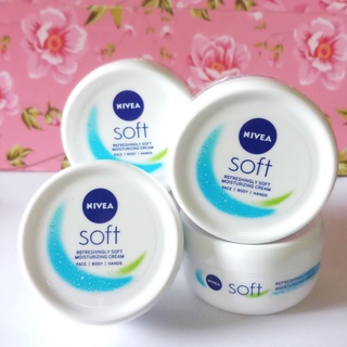 Kem dưỡng mềm da toàn thân NIVEA Soft  hũ 50ml/200ml hàng chính hãng