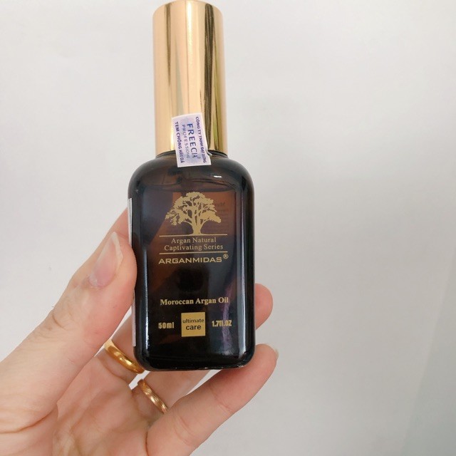Tinh dầu phục hồi tóc hư tổn khô xơ Arganmidas Moroccan Argan Oil 50ml