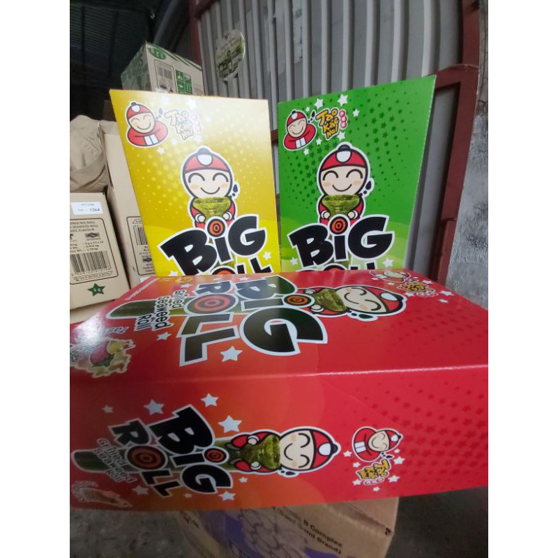 Rong biển cuộn Bigroll Tao Kae Noi Thái Lan hộp 12 gói | BigBuy360 - bigbuy360.vn