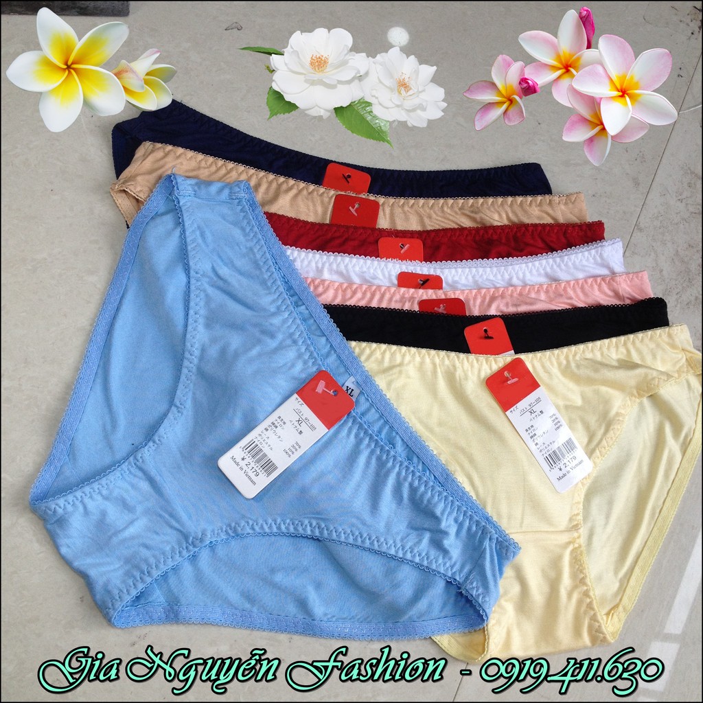 Set 7 Quần lót nữ  - Chất cotton kháng khuẩn mềm mại. TH Việt
